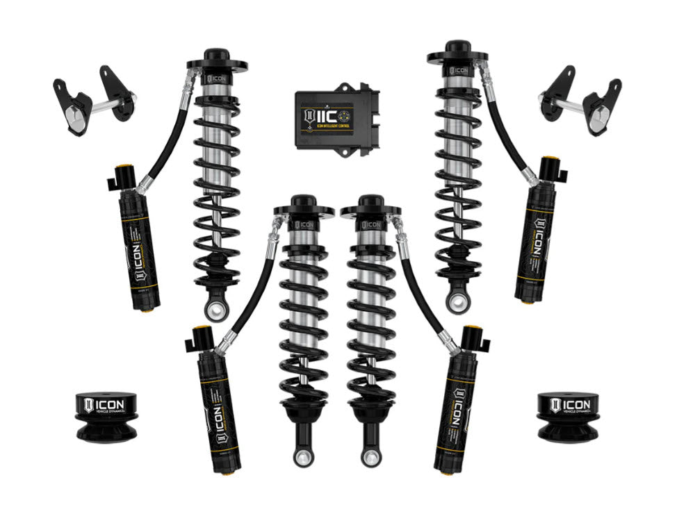 ICON Stage 4 Lowering Suspension System (0-2" F / 0-4" R Drop) - Ford F-150 Lightning (2022-2025)